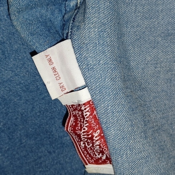 Adorable Stitched Monkey Design Blue Jean Jacket - Small - Picture 9 of 10